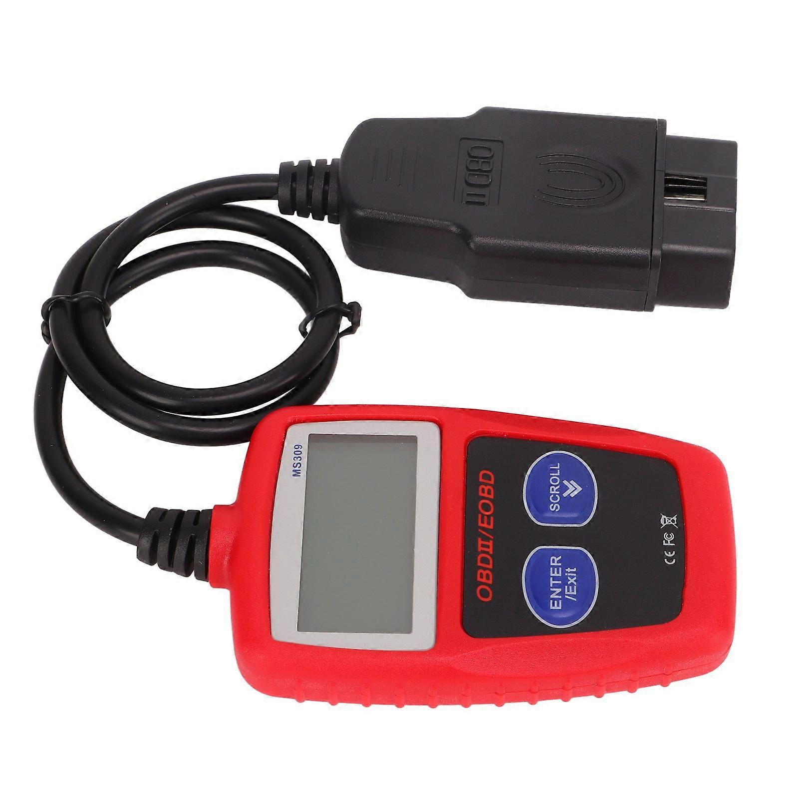 Can Bus OBD2 Code Reader Backlit LCD Display High Accuracy Car Diagnostic Scanner