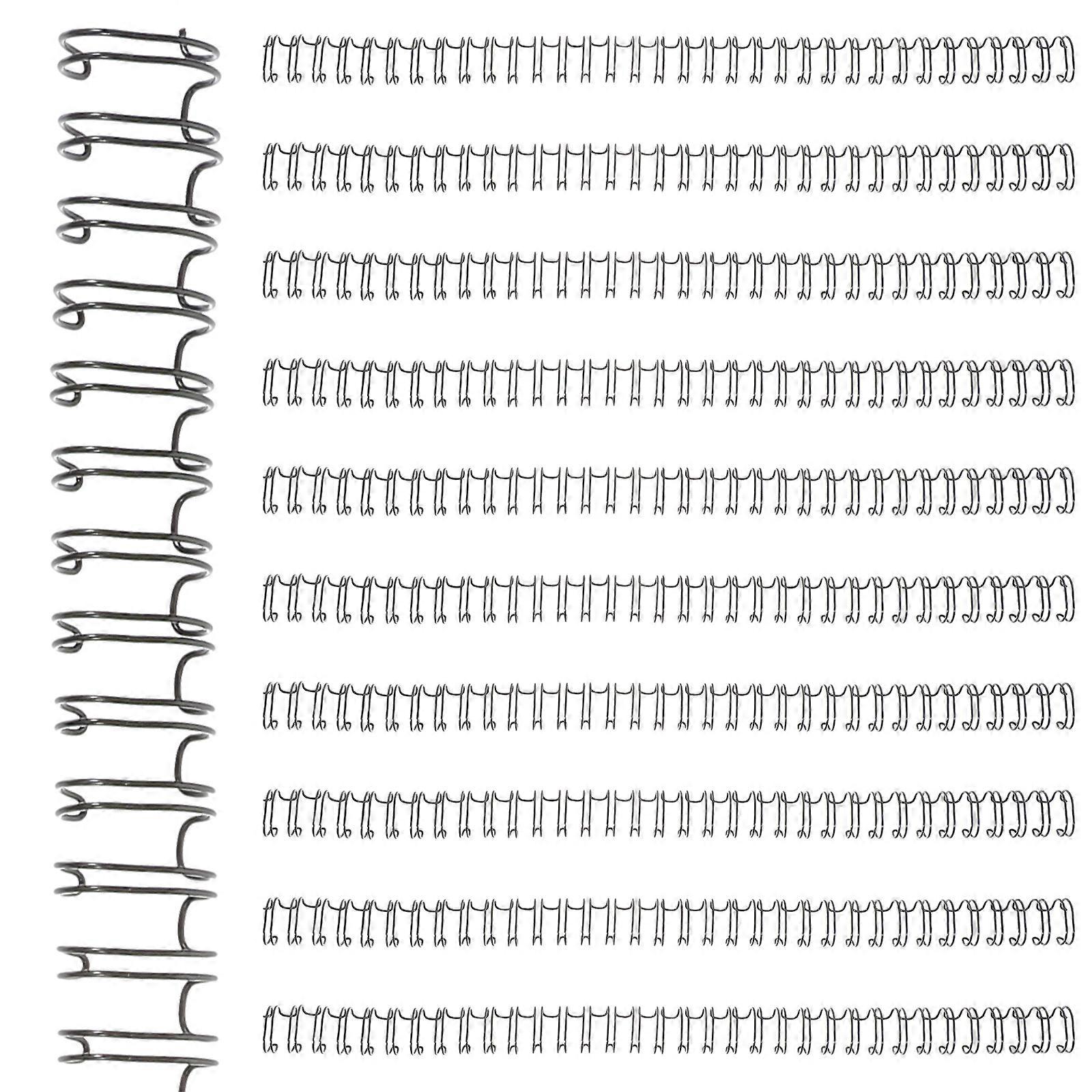 100Pcs Binder Book Wires Loose Leaf Binder Rings Notebook Binder Rings Replacements