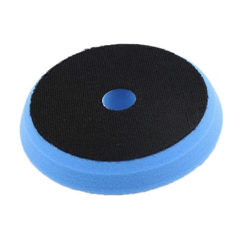 Car Polishing Pad Polisher Machine Waxing Buffing Cleaning Drill Adapter Triangle Sponge Disk 6in Blue