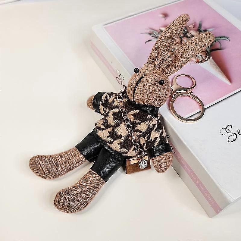 15cm Rabbit Pendant Bunny For Key Chain Bouquet Toy Doll DIY Ornaments Gifts