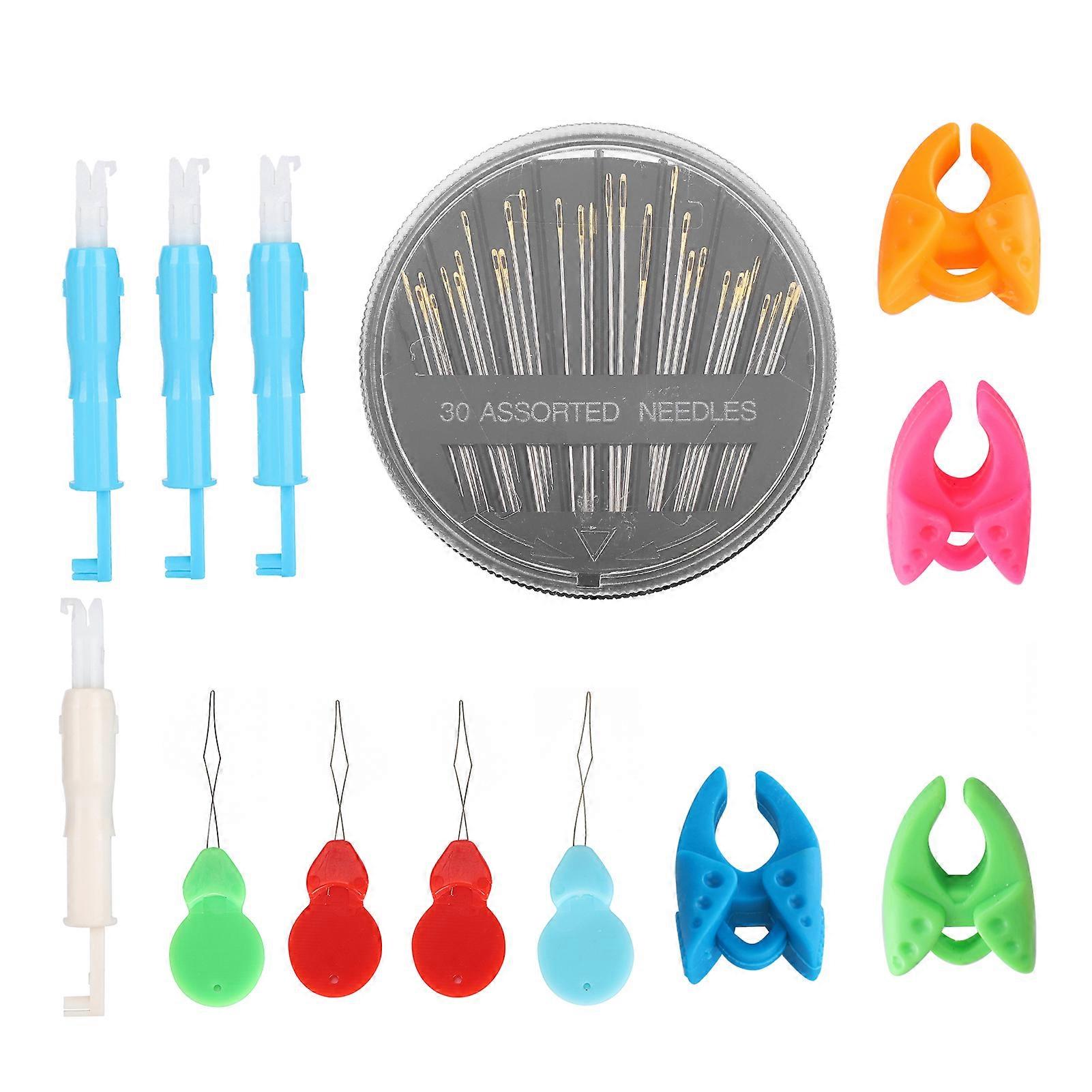 Threader Set Automatic Elderly Hand Sewing Needle Tool Household DIY Craft Supplies