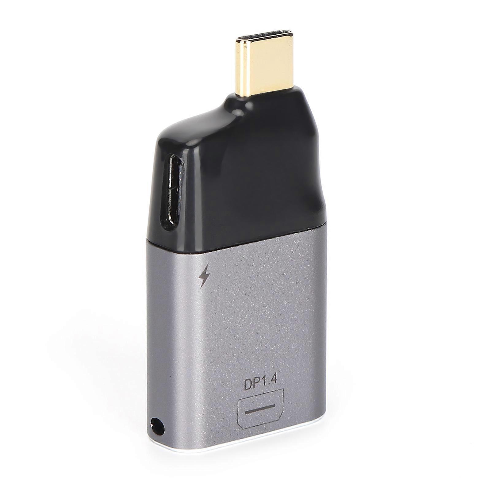 TypeC Male to Mini DP Female Adapter Portable TypeC to DP Adapter Compatible for Windows Android OS X