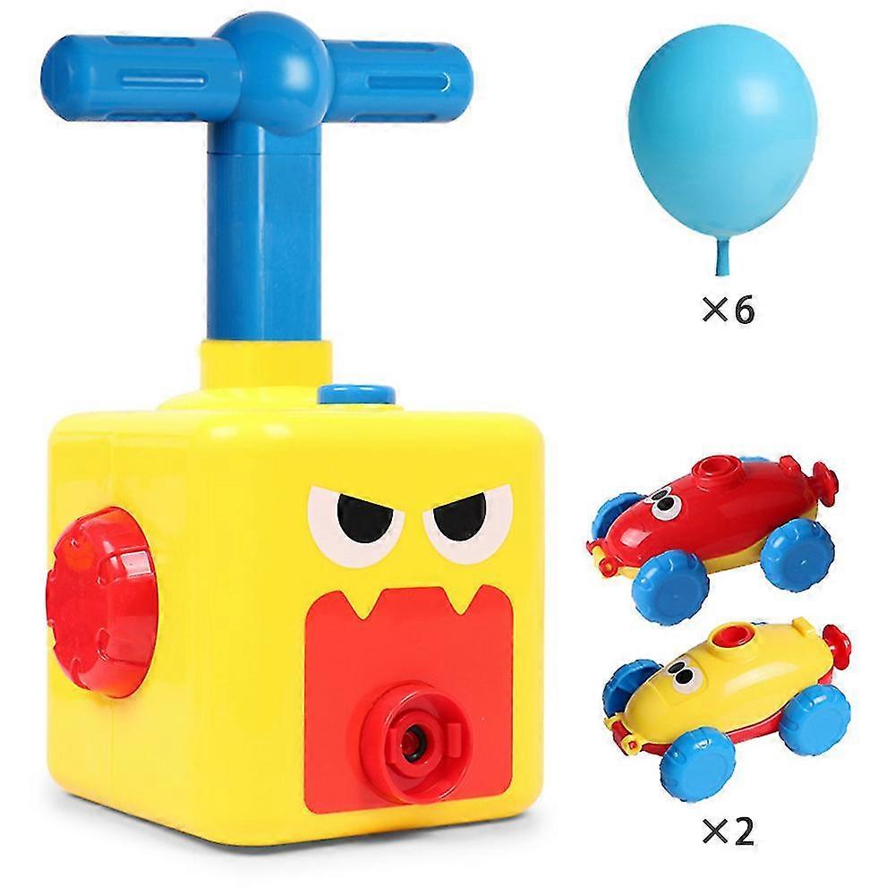 Inertial Balloon Powered Car Science Intelligence Education Toy Sets Gifts For Kids
