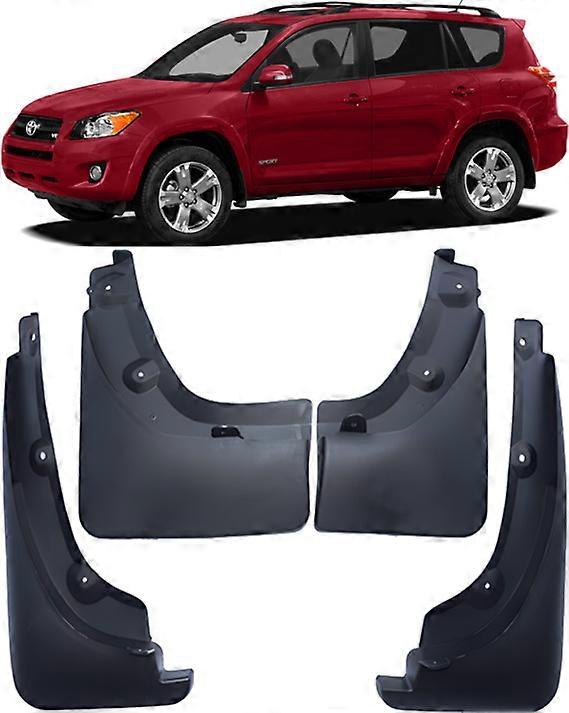 Genuine Front & Rear OE Splash Guards Mud Flaps Fender For 2007-2012 Toyota RAV4