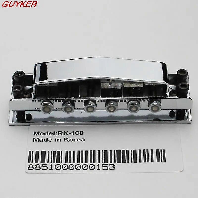 Chrom Ricken-Backer Style Gitarrenbrücke Abdeckung Und Grundplatte RK-100