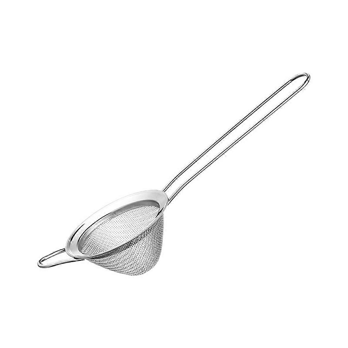 Stainless Steel Small Strainer Fine Mesh Strainer, Mini Cocktail Strainer for Cocktails Tea Herbs C