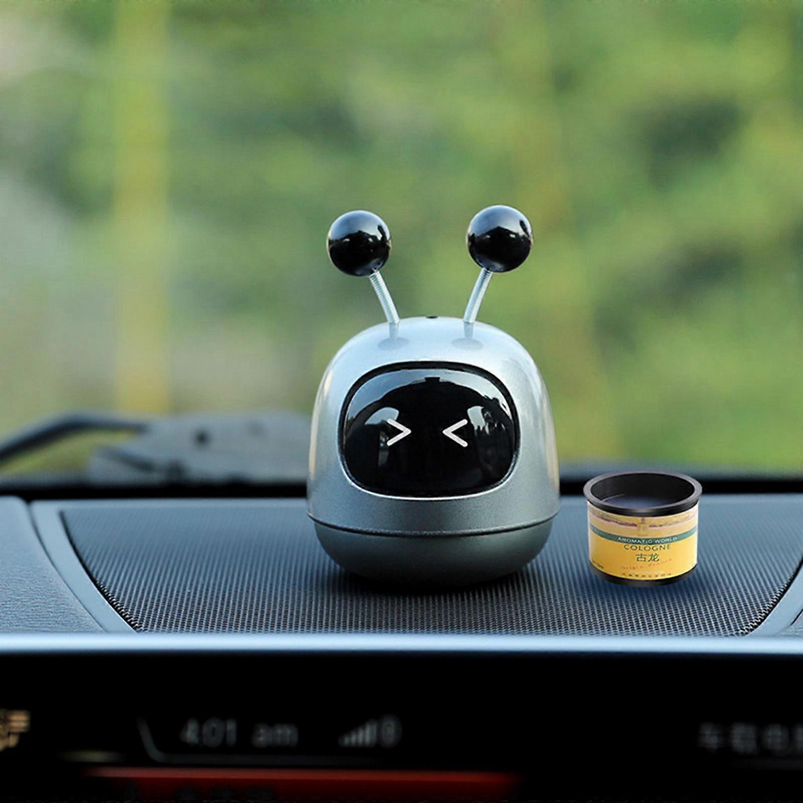 Bil Parfym Freshener Freshener Vent Clip Auto Parfym Diffusor Söt Robot Bil Diffusor Solid Aromaterapi På Prydnad Dekor Semester Ornament