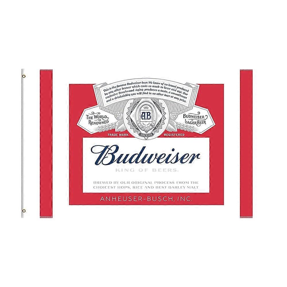 Spanduk Bir Dicetak Poliester Bendera Budweisers 3X5 untuk Dekorasi 1