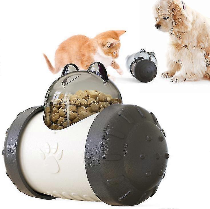 Pet Toy Cat Toy Indoor Interactive Cat Ball Automatic Rotating Swing Car Swing Auto Feeding Toy (black Bear Swing