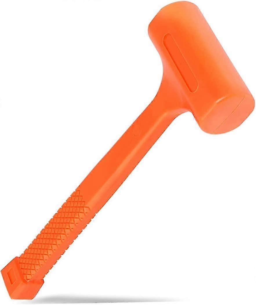 Cisea Hammer Dead Non-elastic Rubber Hammer Unicast Mallet Hammer 2lb For Floor Multifunctional Work Tool