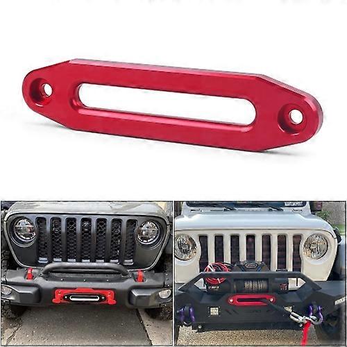 ATV/UTV 8000-15000LBs 10 polegadas guincho sintético de alumínio (vermelho)