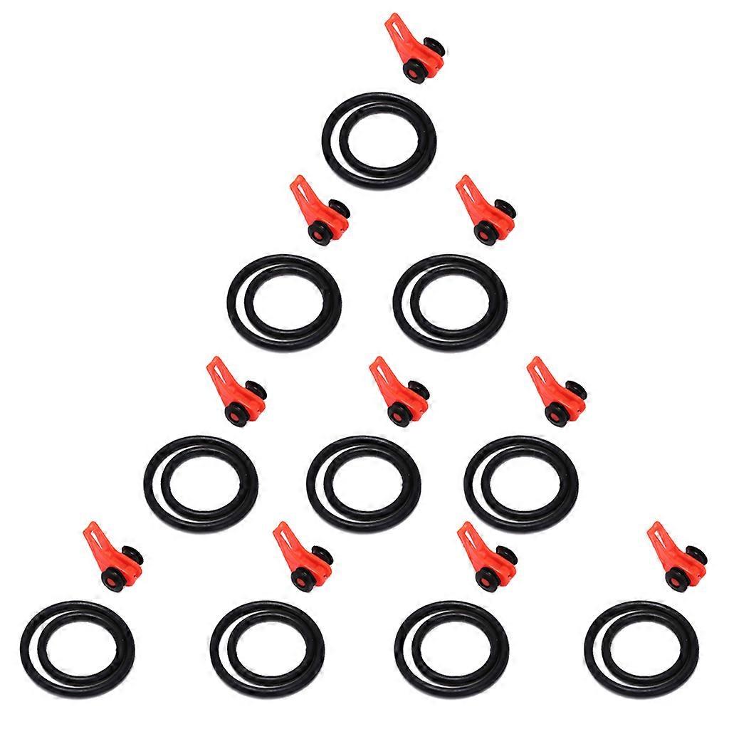 حارس خطاف الصيد المهنية لصب الطعم أداة قضيب الصيد ، 9 ألوان