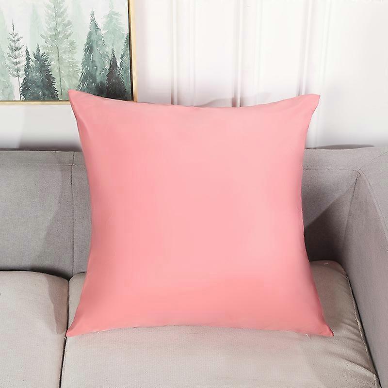 Impermeabile resistente alle macchie d'olio semplice cuscino di colore solido Home Sofa fodera del cuscino lavabile rimovibile 2 pezzi