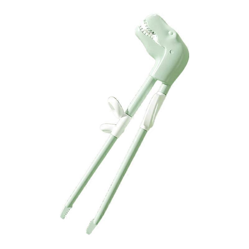 Dinosaur Design Training Chopsticks Jagged Head TPR Healthy Safe Training Chopsticks Helpers for Chinese KAESI