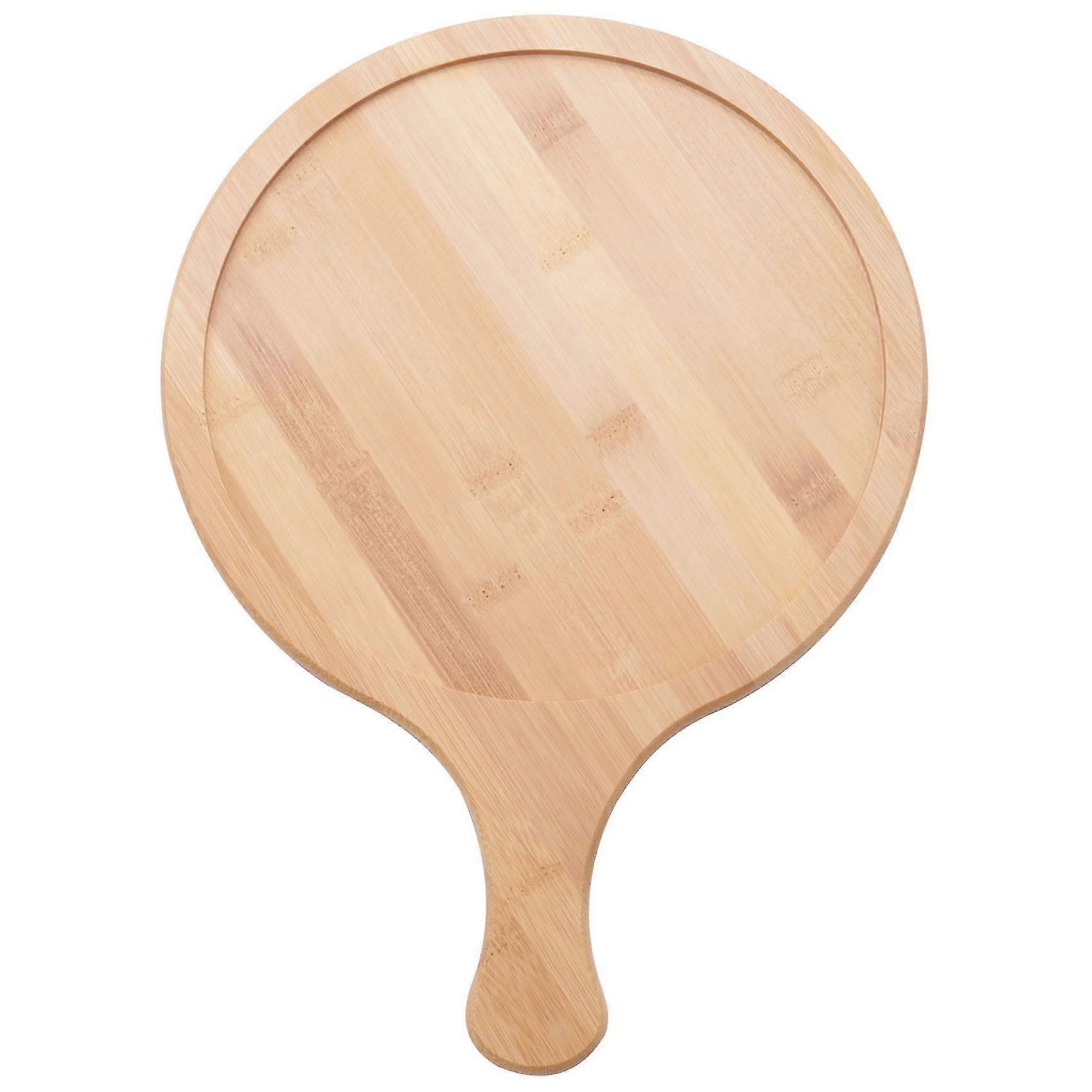 1pc 10 Inch Bamboo Pizza Serving Tray Round Pizza Cutting Board With Pizza Tray Kit Baki