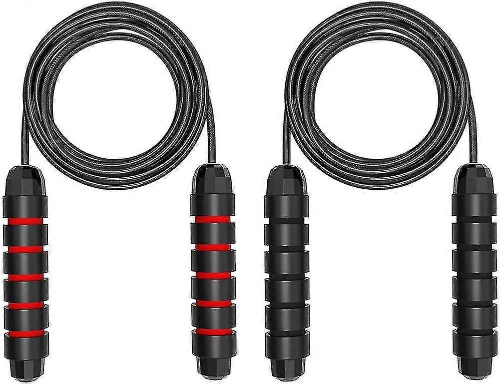Jump Rope, Jump Skipping 2.8m Adjustable Rope, Ergonomic Steel Ball Bearings