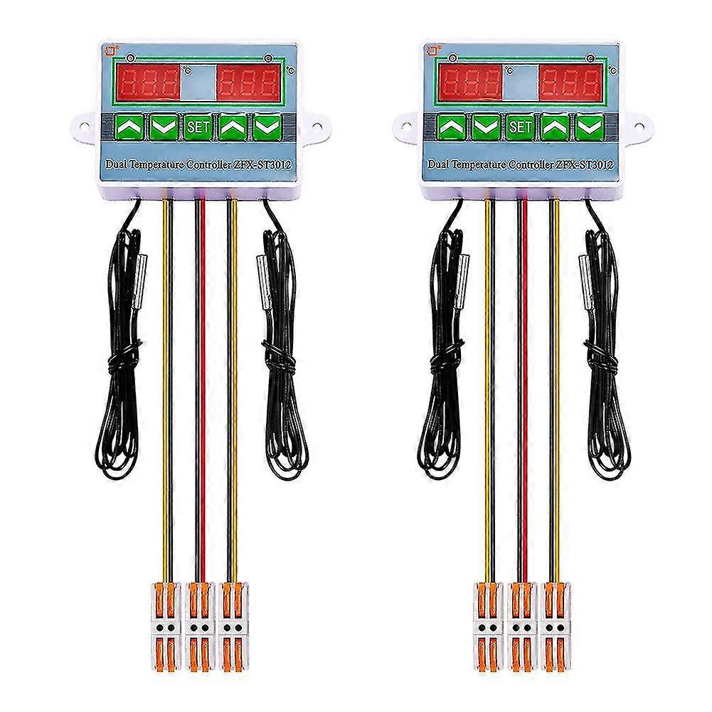 Ac110-220v Digital Led Two In One Integrated Forming Temperature Controller With Waterproof Probe A