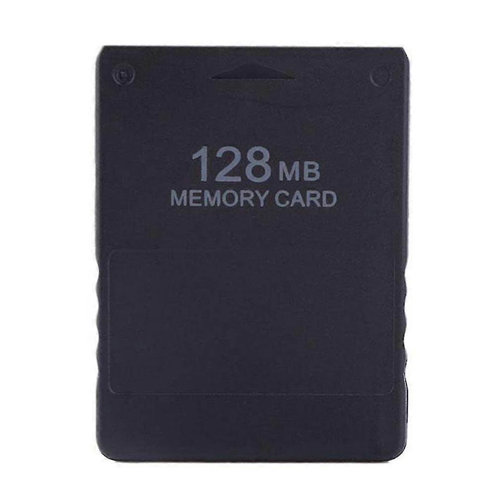 For Ps2 Memory Card Memory Expansion Cards Suitable For Playstation 2 Ps2 Black Memory Card, 128mb
