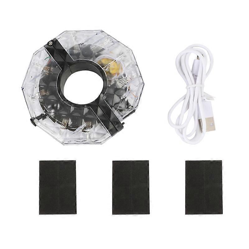 Rechargeable Bike Wheel Hub Lights Waterproof