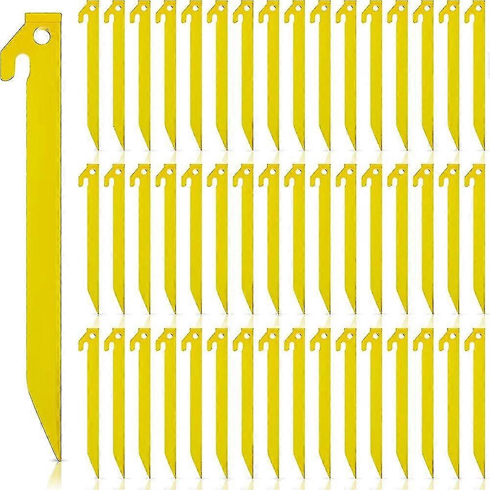 50pcs 9 πάσσαλοι γάντζων σκηνών βαρέων καθηκόντων ίντσας ελαφροί ασφαλείς πάσσαλοι σκηνών θόλου για τον κήπο Outdo