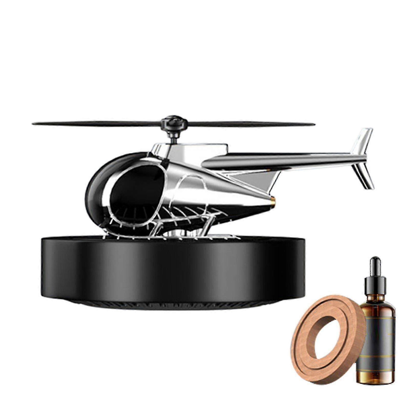 Solar Powered Aromatherapys Rotation Car Perfumes Diffuser Ornament