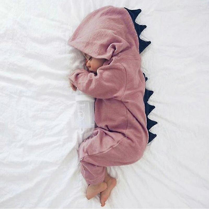 Taapero Lapset Dinosaur Romper Pyjamas Pitkähihainen Huppari Yöasut