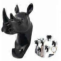 Triomphe Coat Rack Key Animal Rhino black