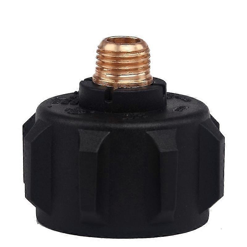 QCC1 Propane Adapter Gas Regulator Valve Fitting with Nut and 1/4 Inch Male Pipe Thread