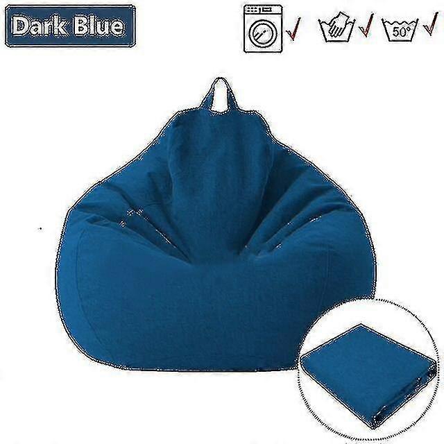 Lazy Beanbag Sofas Cover Without Filler Lounger Seat Bean Bag Puff Asiento Couch Tatami Chairs Covers