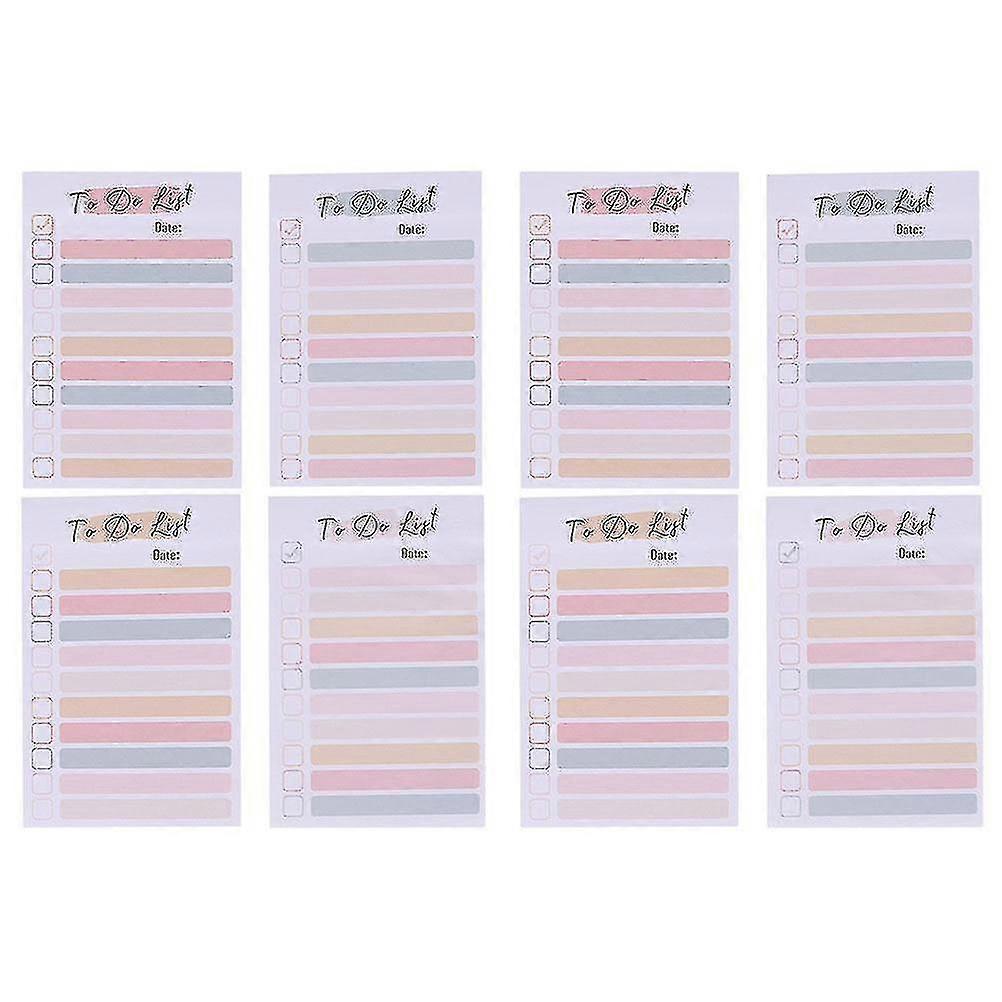 Tearable Memo Pads Set  Portable To-Do List for Students, Pack of 8