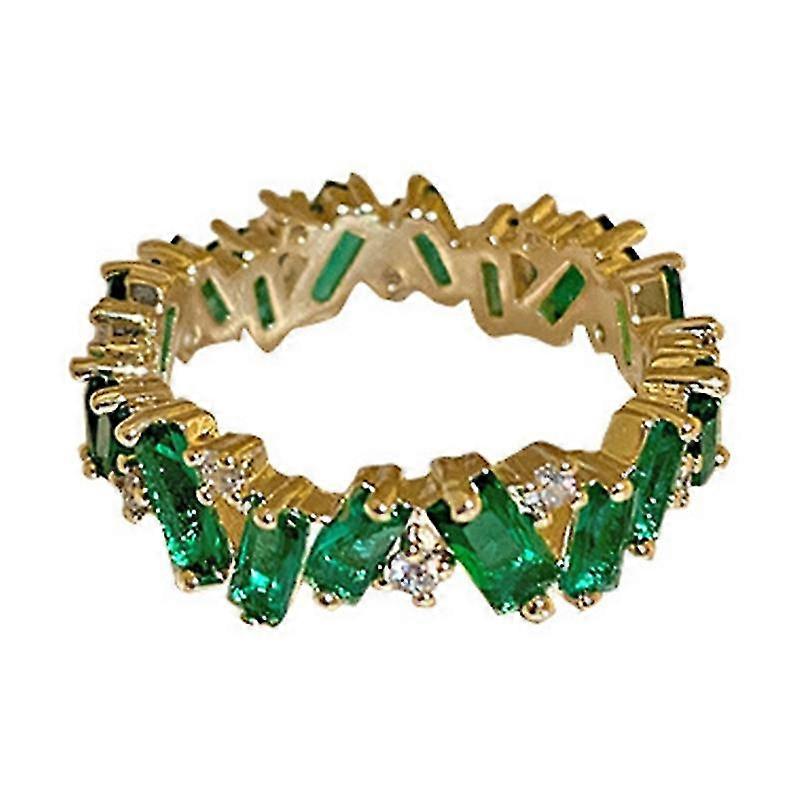 Irregular Gold Ring Suitable For Women Stackable Fashion Fine Diamond Ring