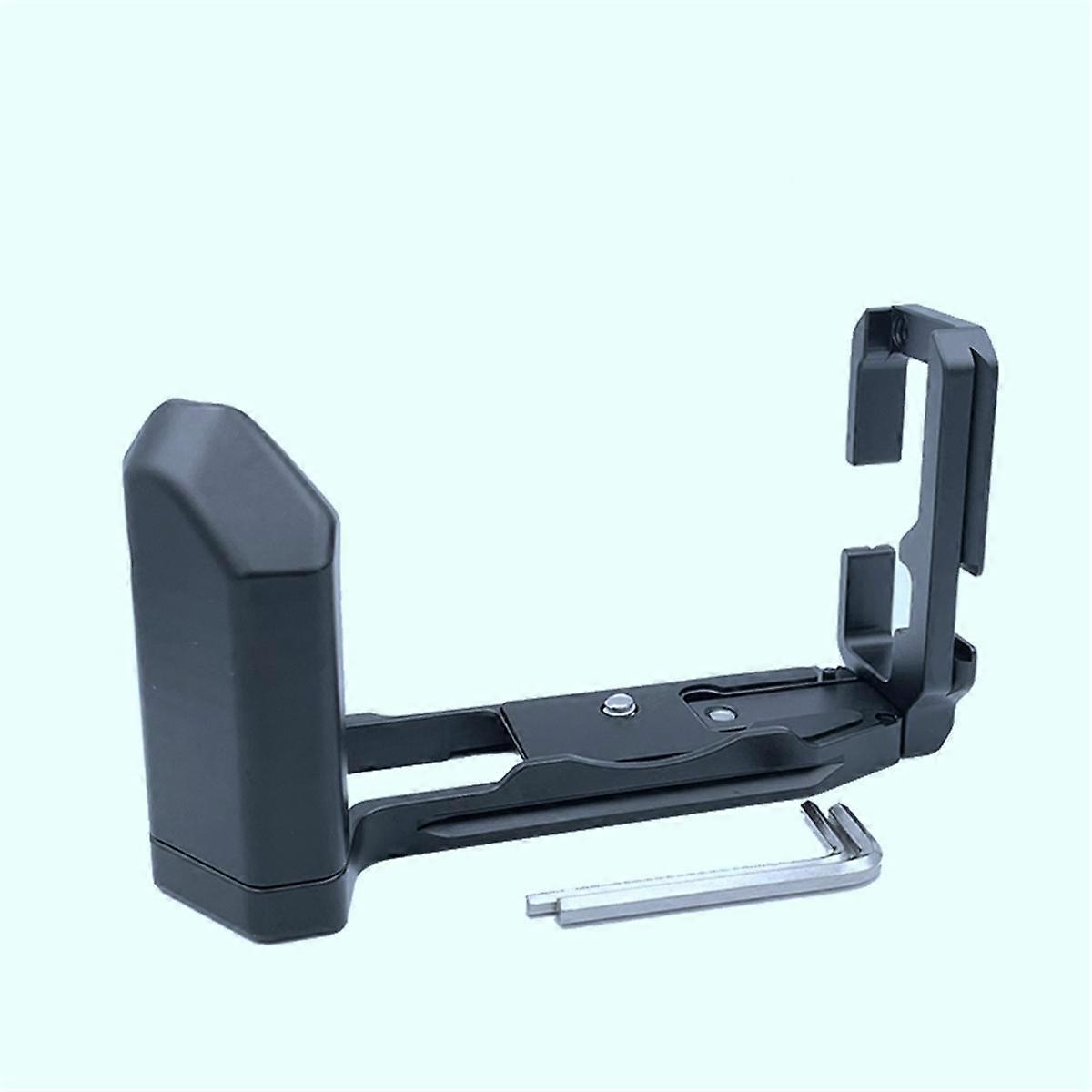 For XT5 Extended Adjustable Vertical Quick Release L Plate Holder Hand Grip Tripod Bracket Black