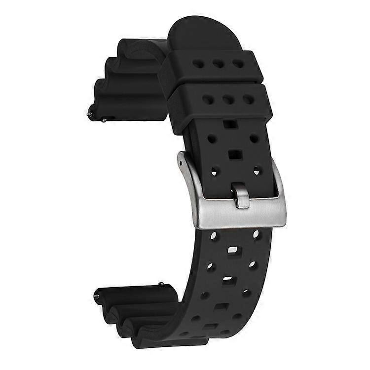 Silicone strap width 22mm rubber strap. Mens/Ladies Quick Release Rubber Strap