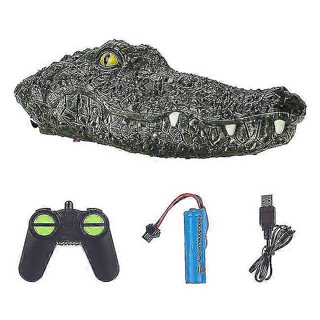 Speed Floating Boat Remote Control Alligator Head Lake Swimming