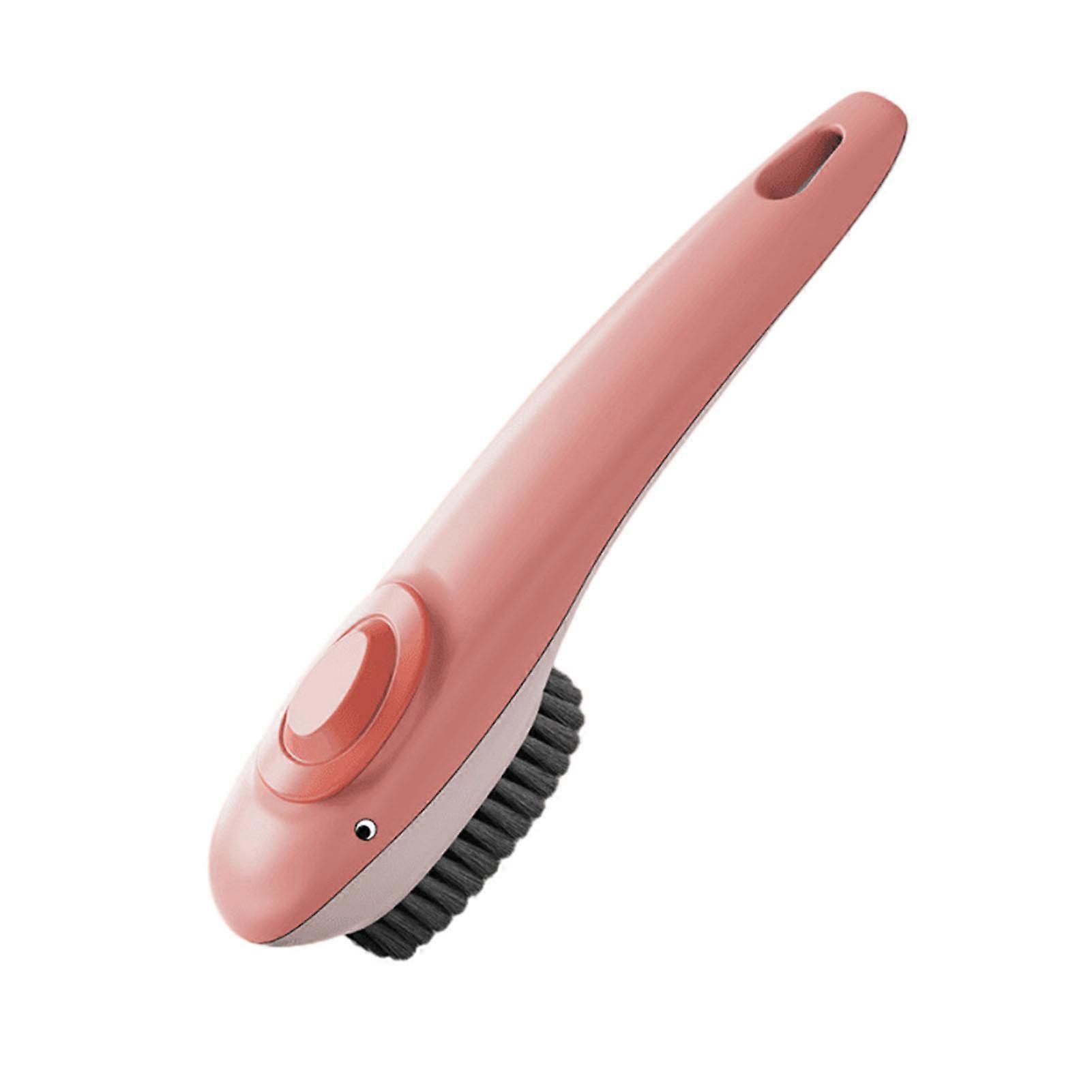 Small Whales Shoe Brush with Liquid Box Multipurpose Soft Bristles Boot Cleaning Brush for Sport Shoes