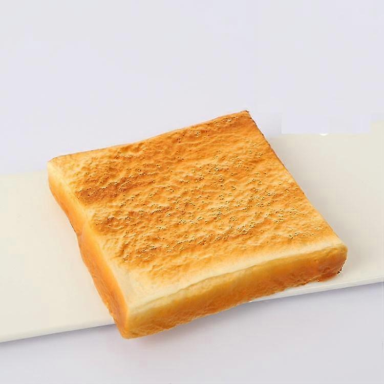 2pcs Artificial Bread Fake Sliced Bread False Toast Bread Slice Simulation Food Model Bakery Display Photography Prop