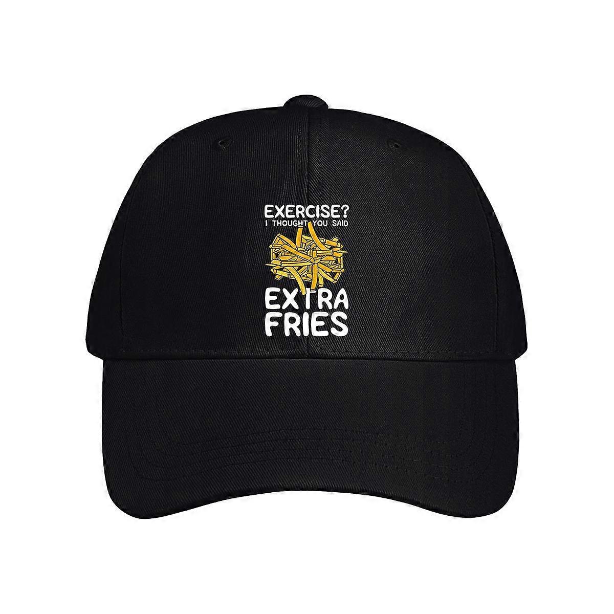 Exercise I Thought You Said Extra Fries Baseball Cap