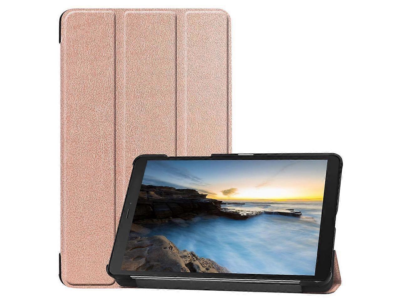 For Samsung Galaxy Tab A 8.0 2019 Case SM-T290 / T295 / T297 Shockproof Folio Stand Cover PU Leather Holster Tablet Protective Case with Kickstand