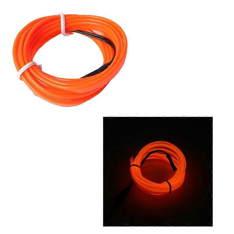 Car Interior Lights El Wire LED USB Flexible Neon Assembly RGB Environment Light For Automotive Decoration Lighting Accessories