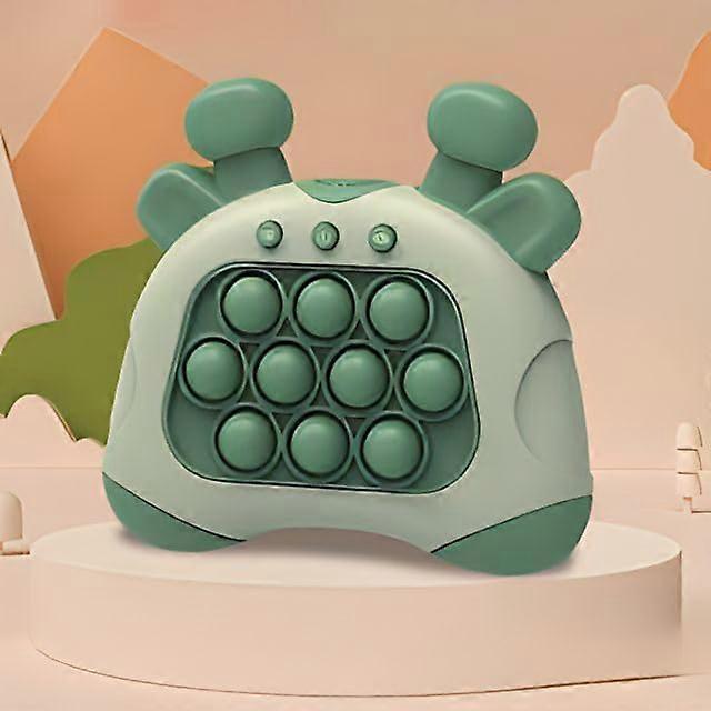 Quick Push Toy with Lights and POP-UP Patterns. Electronic Toy for Anxiety for Children and Adults. Fun Multiplayer Game for The Whole Family (Green)