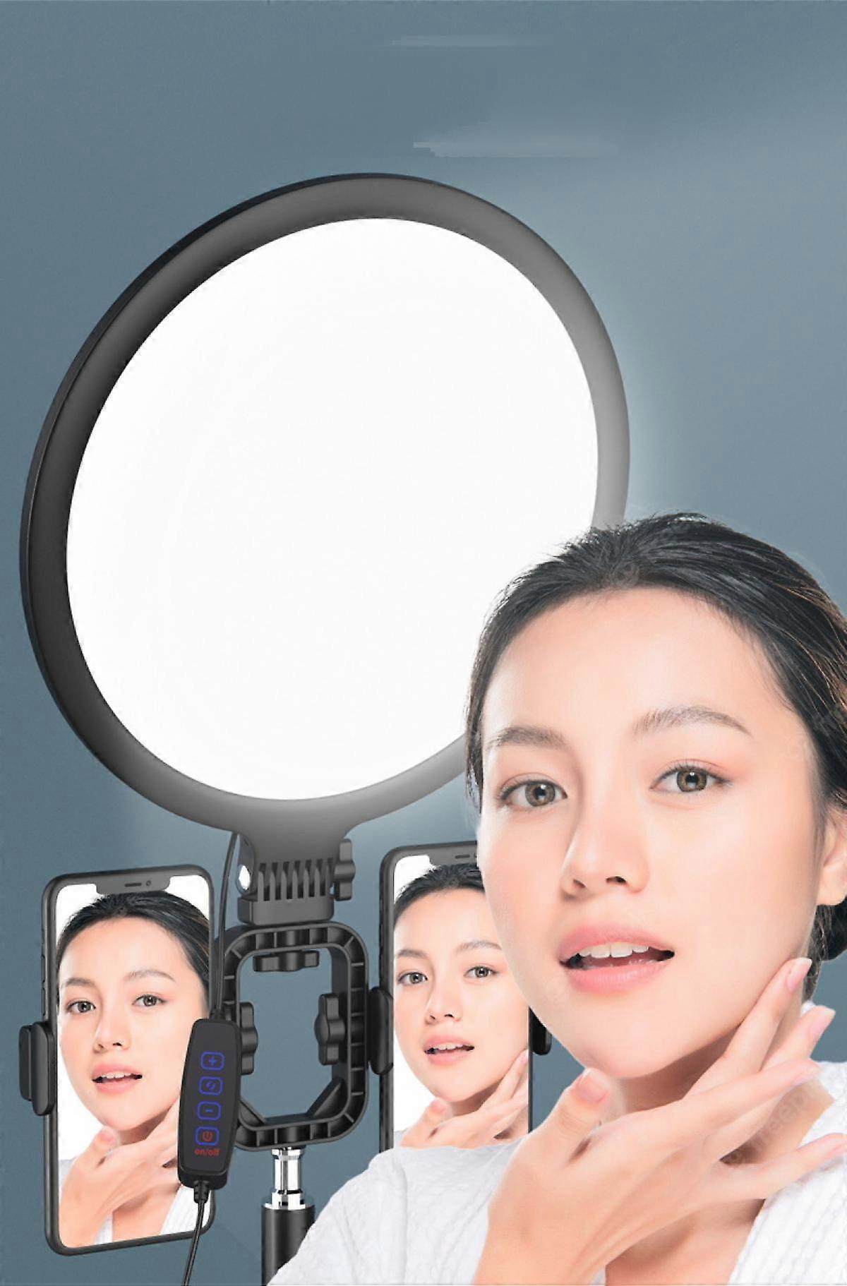 Black 10 Inch Desktop Full Screen Live Fill Light Led Ring Light