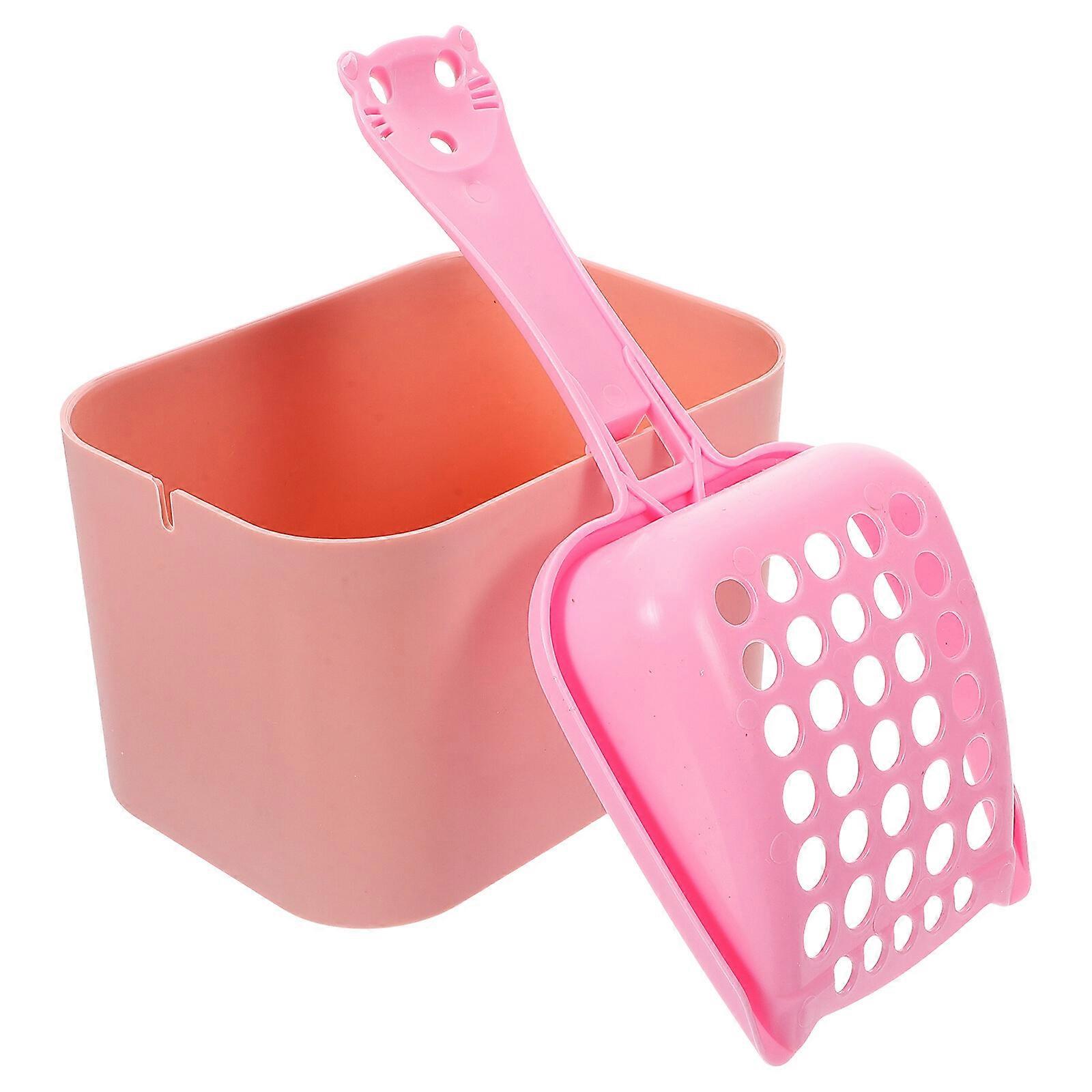 1 set of Cat Litter Scoop with Bucket Cat Litter Scoop Cat Litter Shovel Cleaning Tool