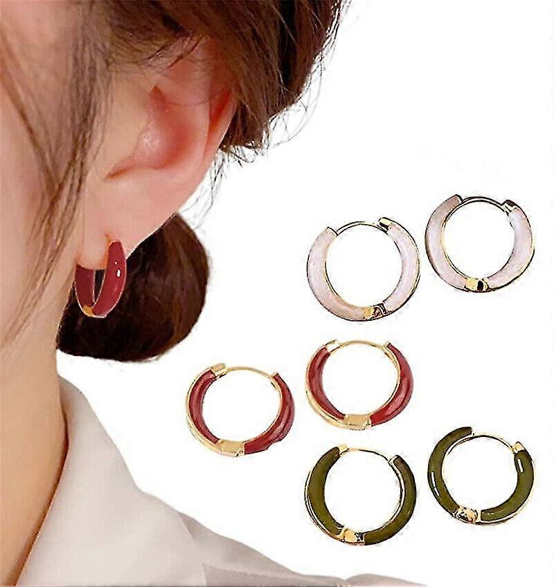 Nuevos pendientes de aro elegantes y de moda Tw