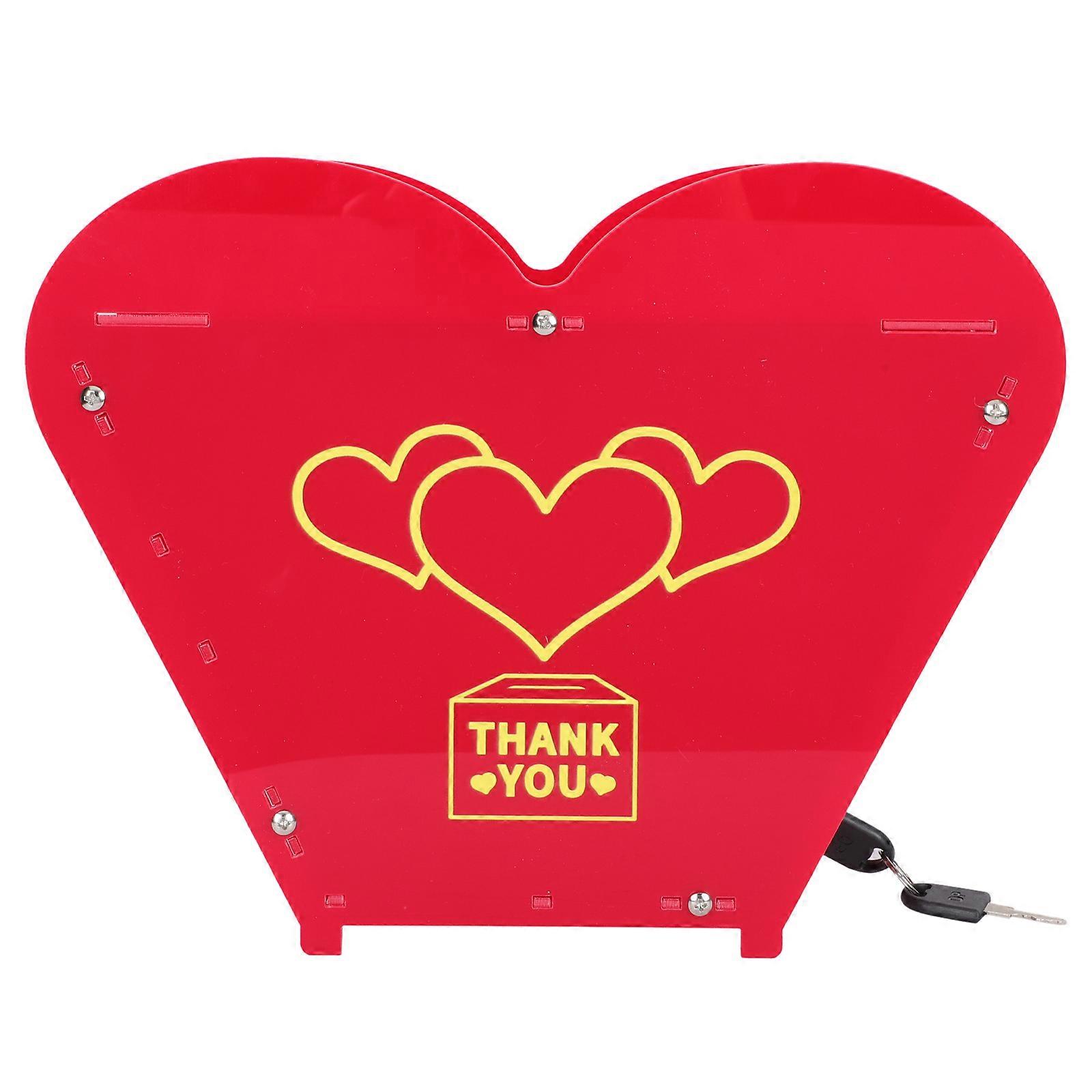 Multi-function Donation Box Decorative Suggestion Box Desktop Collection Box Donation Accessory