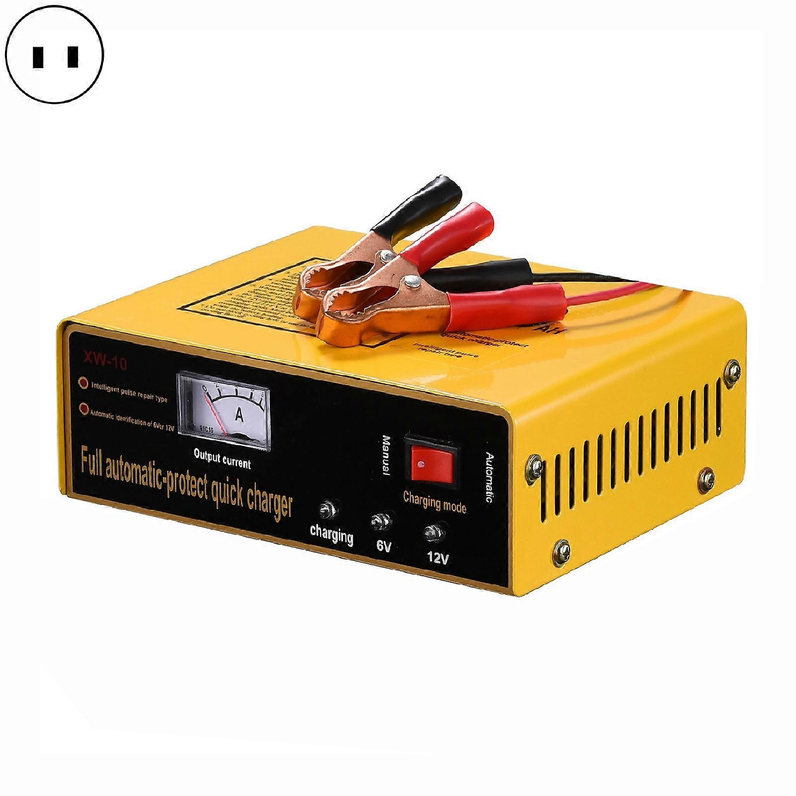 Car Battery Charger Multiple Protection High Efficiency Sturdy 120W 6V 12V Storage Battery Maintainer for Automobile