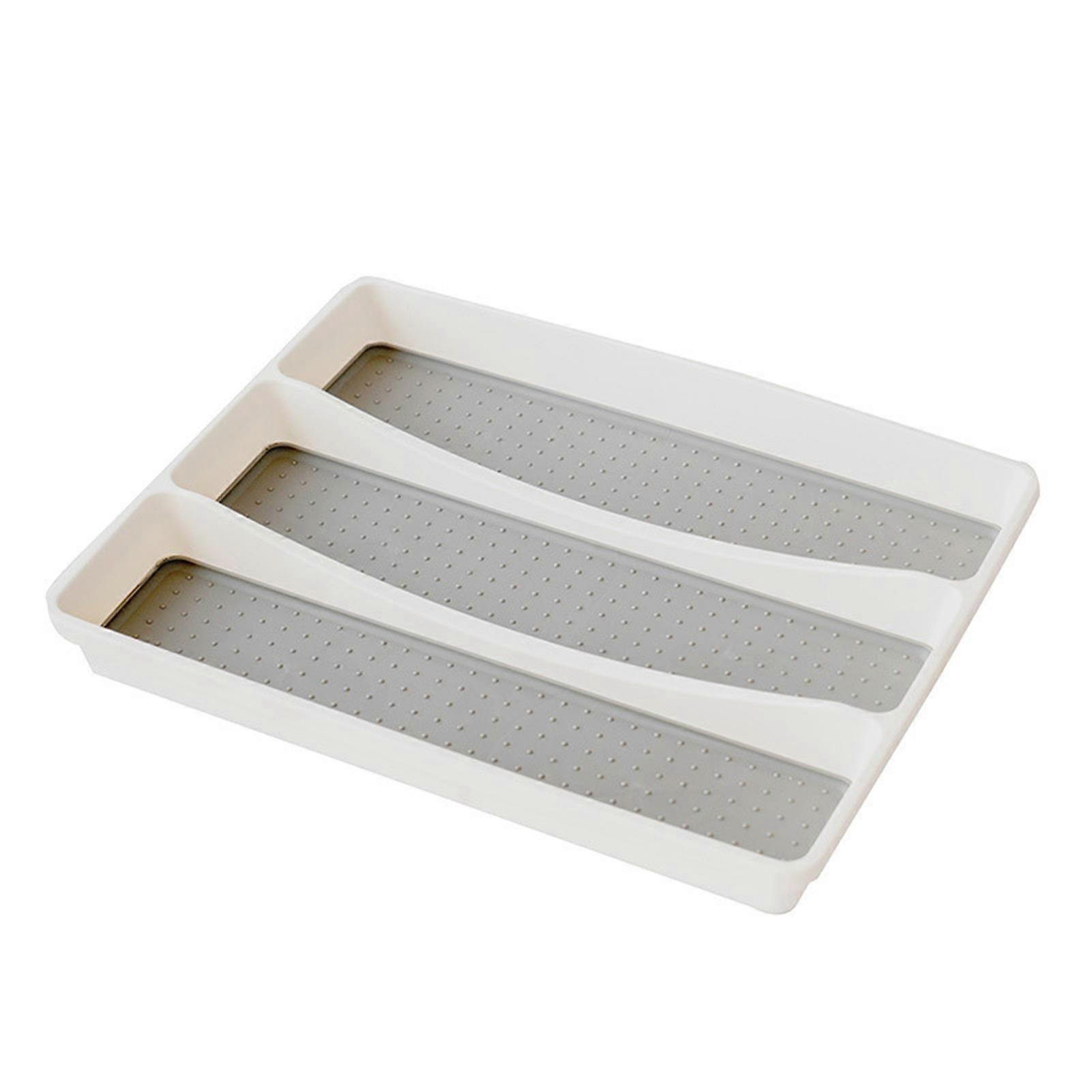 Cutlery Box Lightweight Durable Slot Design Stackable Practical Keep Neat Space-saving Spoon Chopsticks Fork Tableware Organizer Daily Use