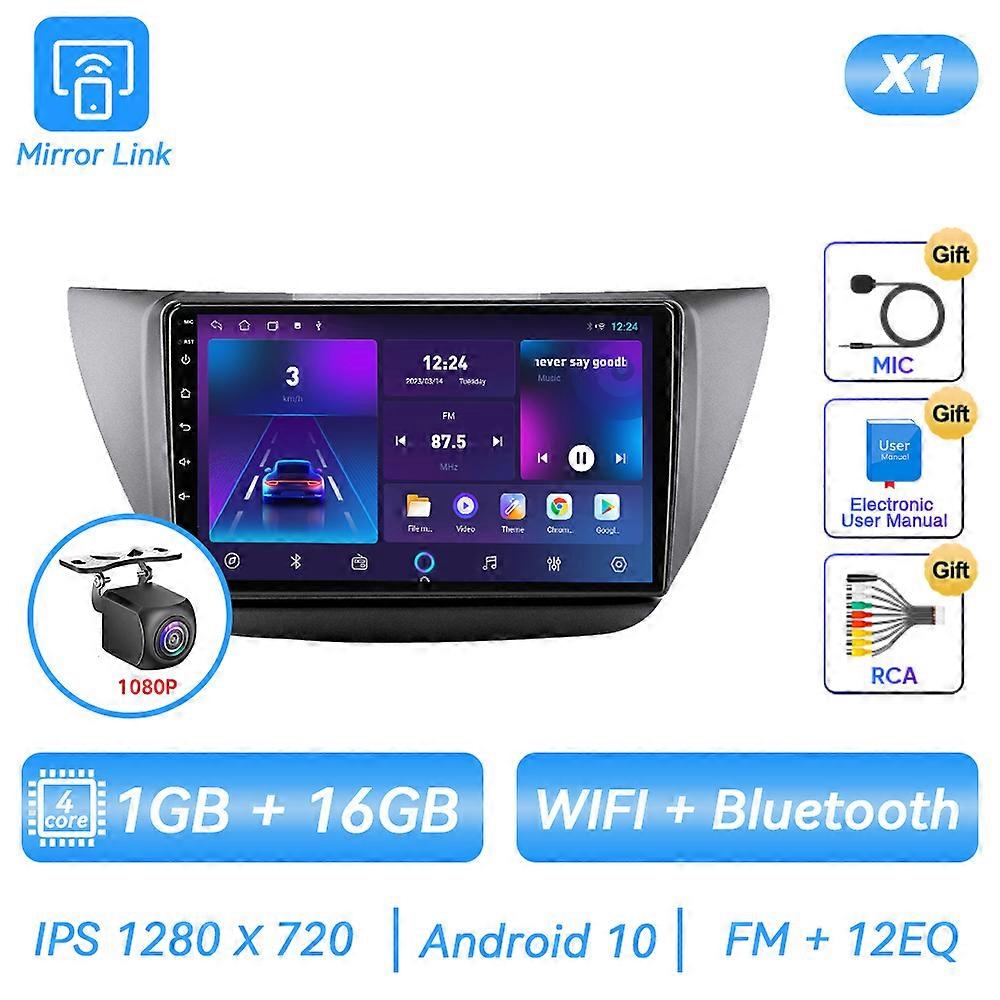 Pour Mitsubishi Lancer 9 CS 2000 - 2010 Android Autoradio Multimédia Lecteur Vidéo Lecteur GPS Navigation Carplay Écran Tactile Auto Stereo