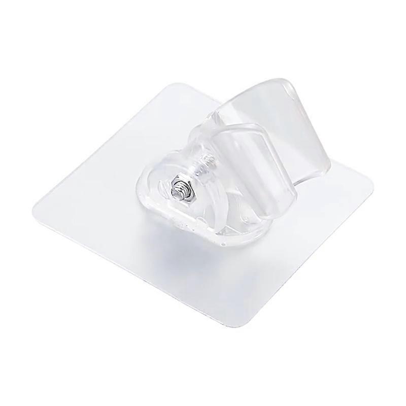Shower Bracket Self Adhesive Moisture-proof Strong Stickiness Waterproof Simple Installation Punch Free ABS Multi-Angle Adjustable Shower Arm Bracket