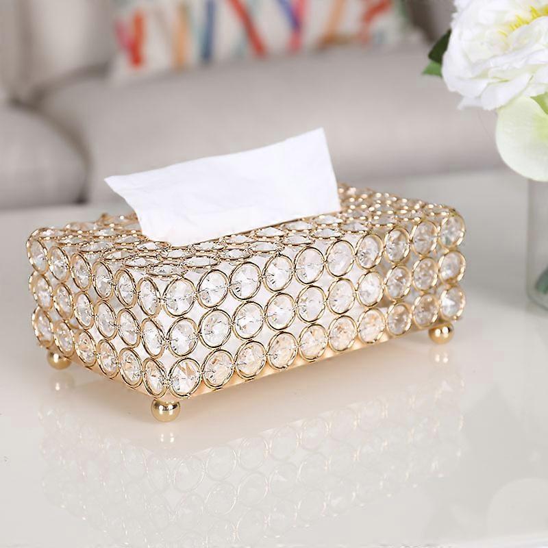1 Pcs Rectangular Crystal Tissue Box Cover