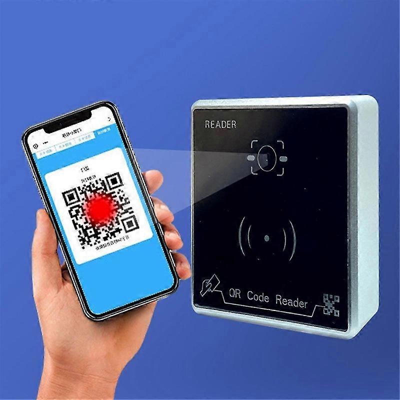 Lettore di codici QR, lettore di schede RFID impermeabile, lettore di schede di controllo accessi, uscita Wiegand 26/34/66BIT, supporto CPU/IC/scheda M1